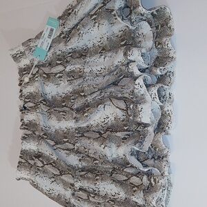 Shore Snakeskin Print Skirt